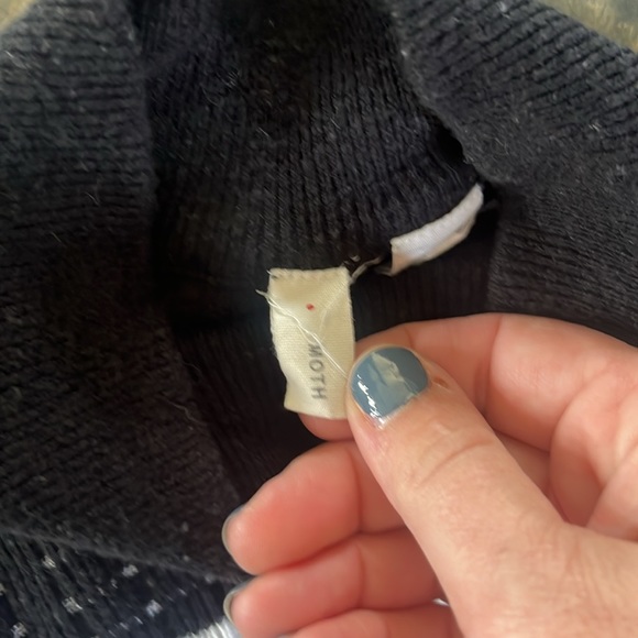 Moth by Anthropologie size medium faux wrap sweater dress - Picture 4 of 4